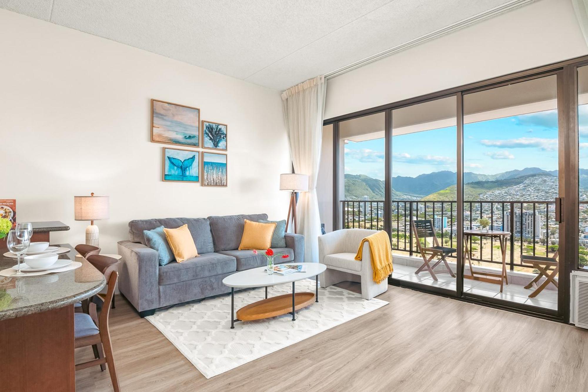 Escape To Mountain View Condo,near With Parking Apartamento Honolulu
